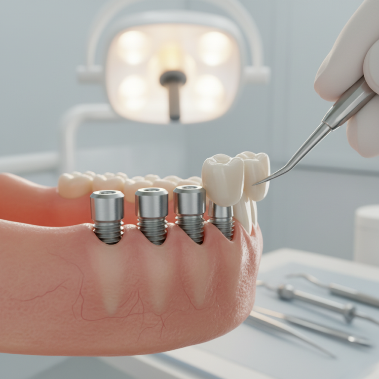 איך שתלים קצרים מאפשרים השתלת שיניים ללא בניית עצם